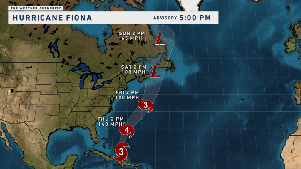 Gaston Forms In The Atlantic; Fiona Becomes First Major Hurricane Of ...