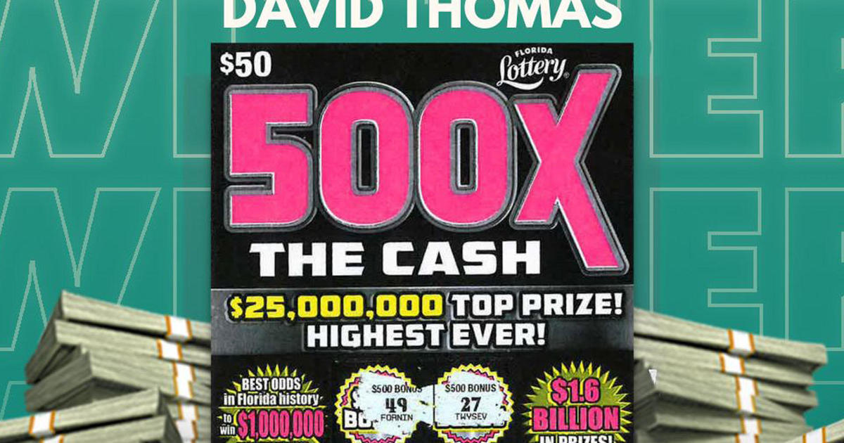 Cooper City man wins $1M playing Florida Lottery scratch-off game