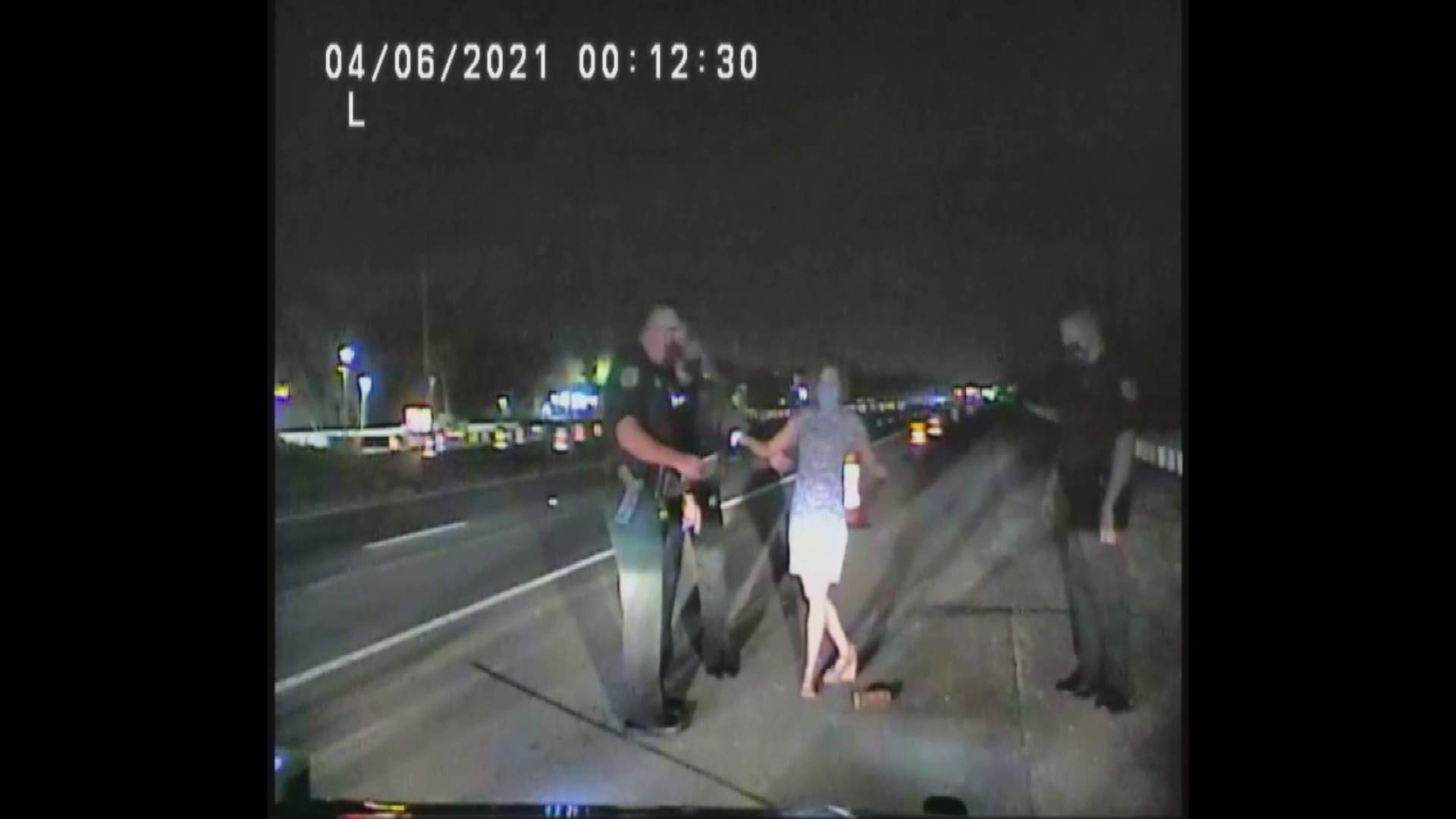 Dashcam Video Shows Cassandra Smith Failing Field Sobriety Test In 2021