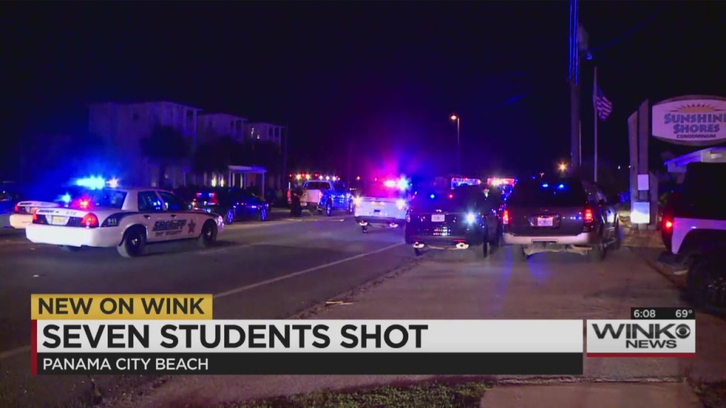 Seven Shot At Panama City Beach Spring Break Party