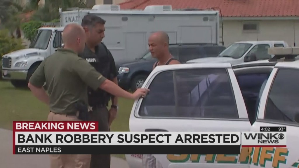 Collier Deputies Arrest Suspect In East Naples Bank Robbery 6542