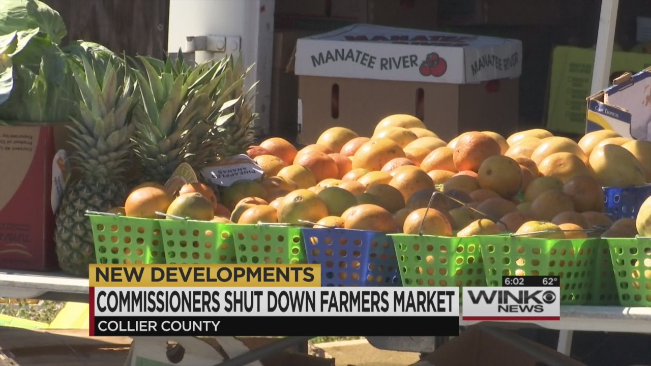 Families out of work after Collier commissioners close farmer's market