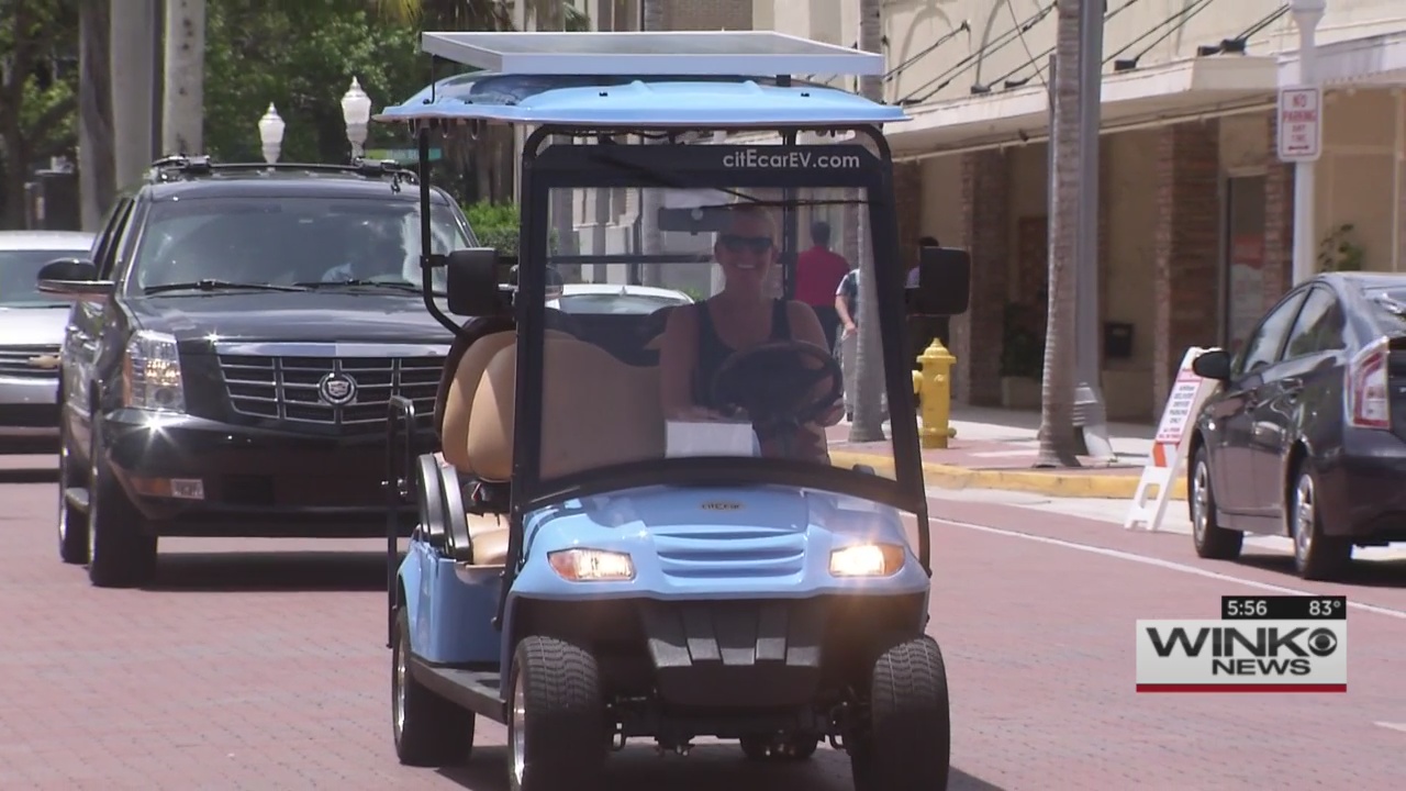 Entrepreneurs start golf cart shuttle service in downtown ...