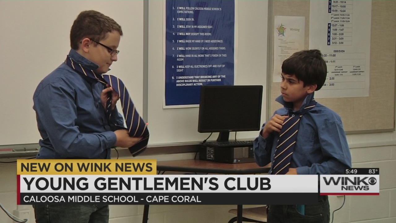 Young Gentlemen's Club' at Lee County school teaches students important  values