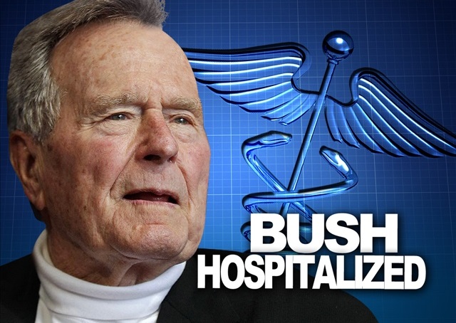 Former President George Hw Bush Hospitalized In Maine