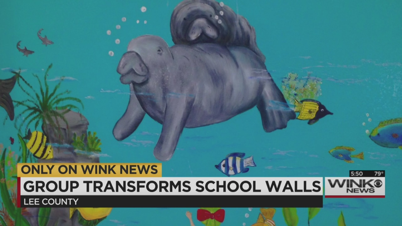 Group transforms walls at Manatee Elementary School