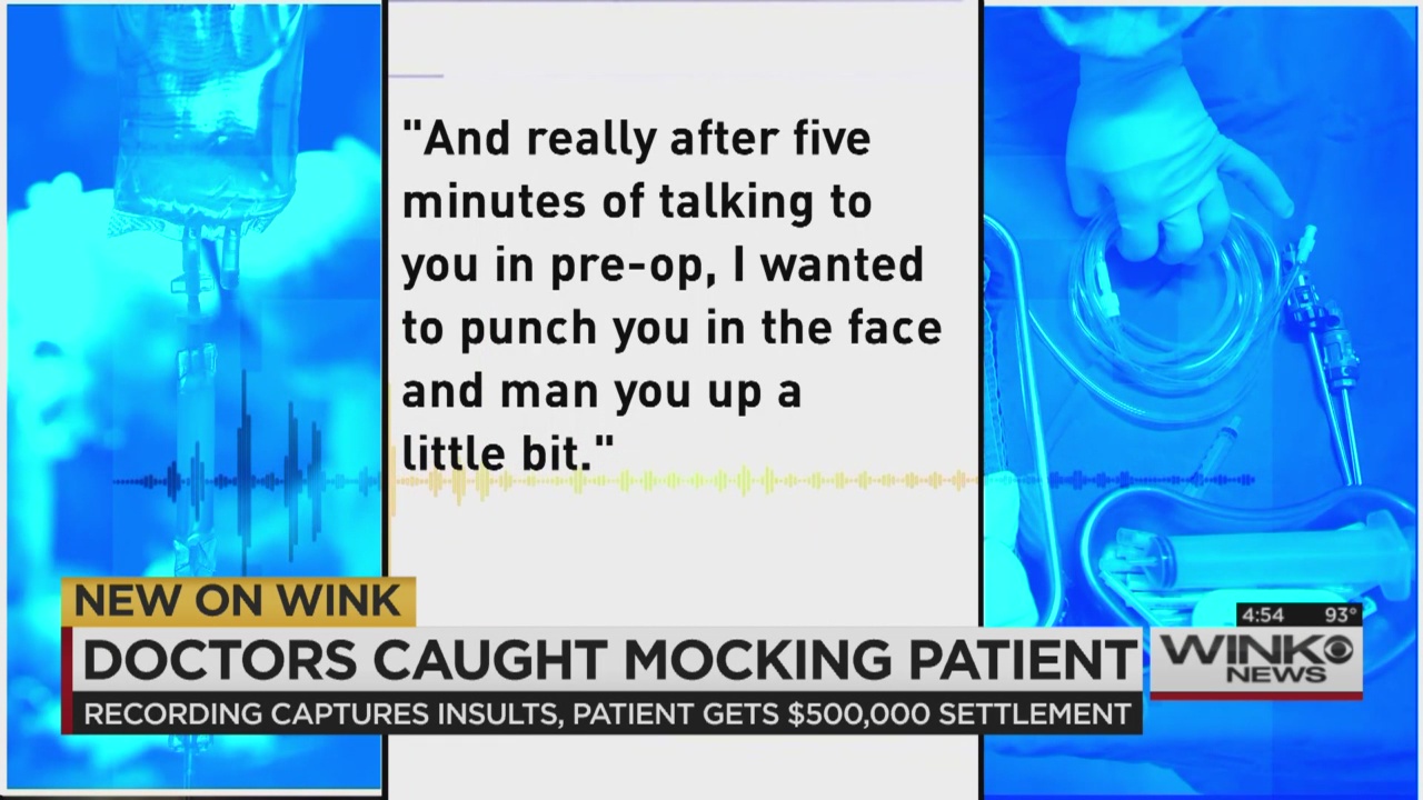 Recording Captures Doctors Mocking Patient Wink News