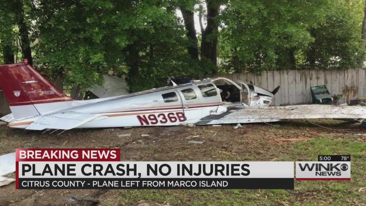 Plane crashes in Citrus County | WINK NEWS