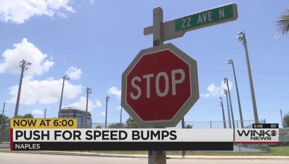 9-year-old petitions for speed bumps in Naples neighborhood | WINK NEWS